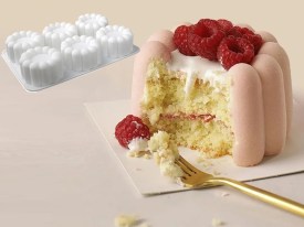 Molde silicona 6 tortitas altas